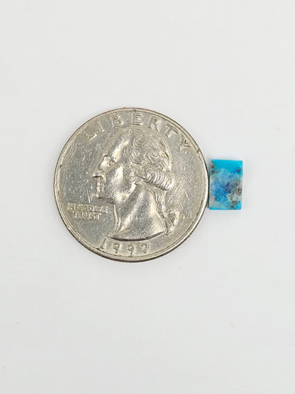 Mexican Turquoise with Pyrite Cabochon | Artisan Cut Gemstone