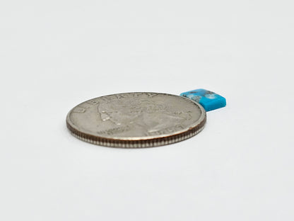 Mexican Turquoise with Pyrite Cabochon | Artisan Cut Gemstone