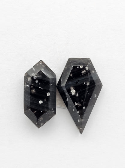 Galaxy Obsidian Cabochon Set