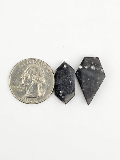 Galaxy Obsidian Cabochon Set