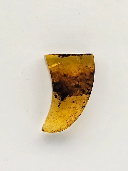 Amber authentic cabochon large