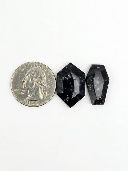 Galaxy Obsidian Cabochon Set