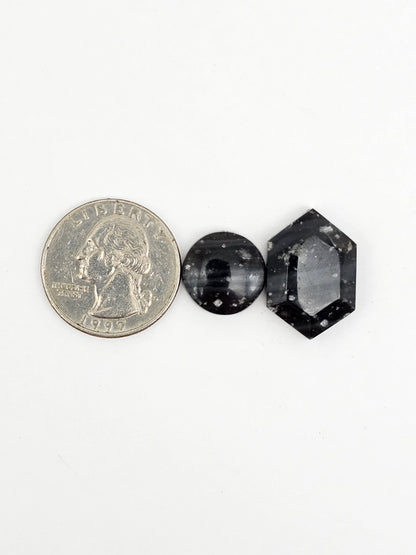 Galaxy Obsidian Cabochon Set