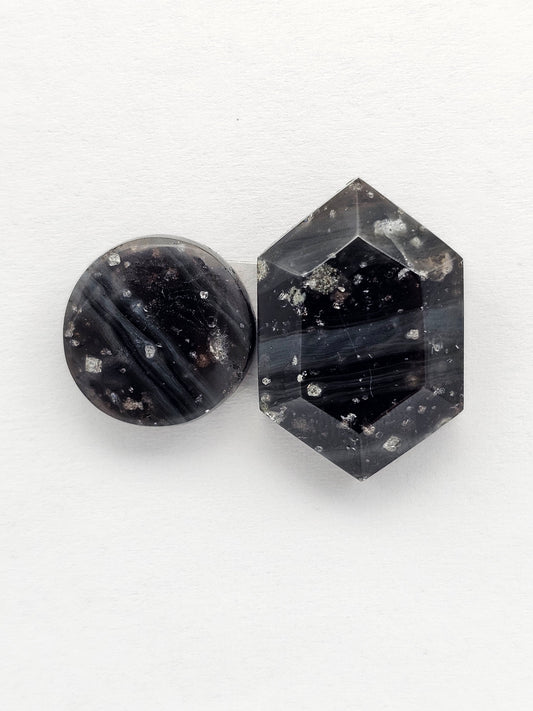 Galaxy Obsidian Cabochon Set