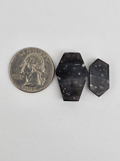 Galaxy Obsidian Cabochon Set