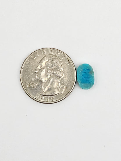 Mexican Turquoise Cabochon | Artisan Cut Gemstone