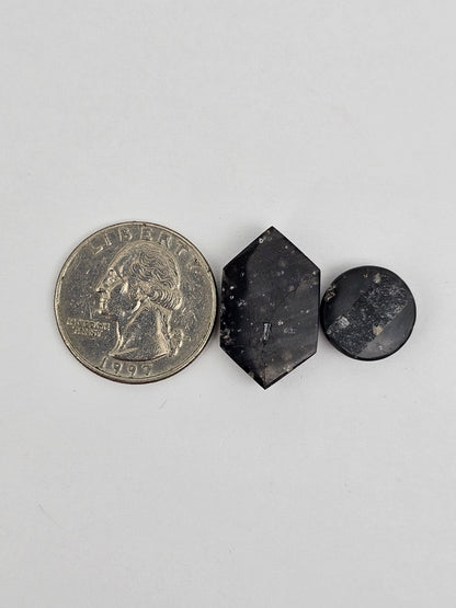 Galaxy obsidian Cabochon Set