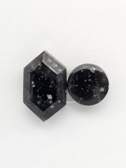Galaxy obsidian Cabochon Set