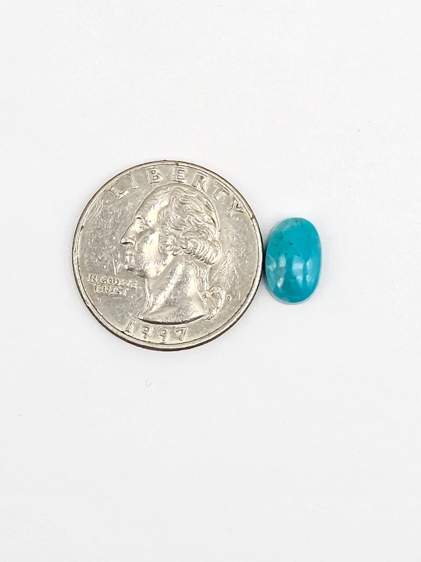 Mexican Turquoise Cabochon | Artisan Cut Gemstone