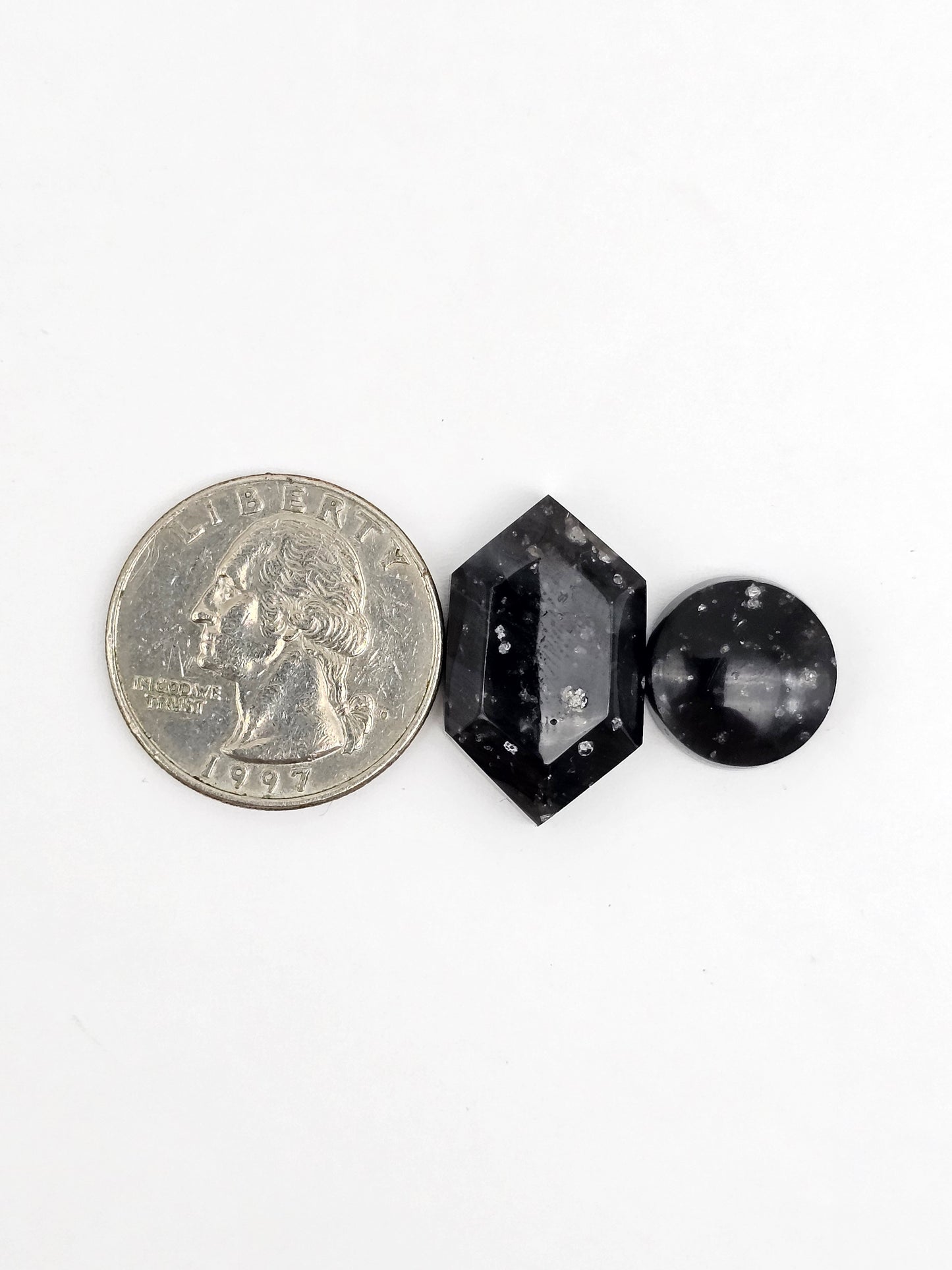 Galaxy obsidian Cabochon Set