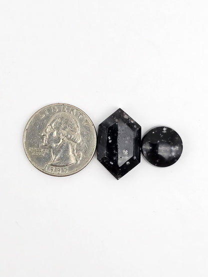 Galaxy obsidian Cabochon Set