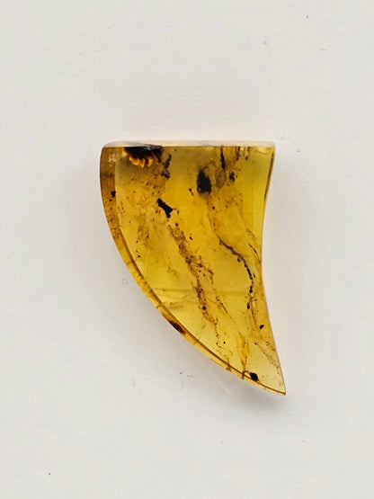 Amber authentic cabochon large