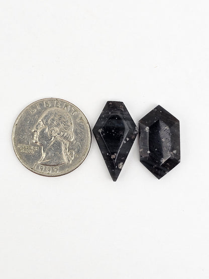 Galaxy obsidian Cabochon Set
