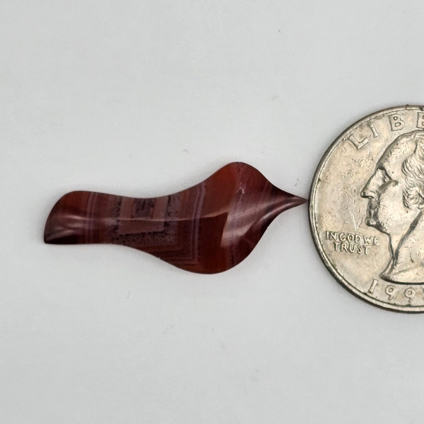 Carnelian Agate Bird Cabochon