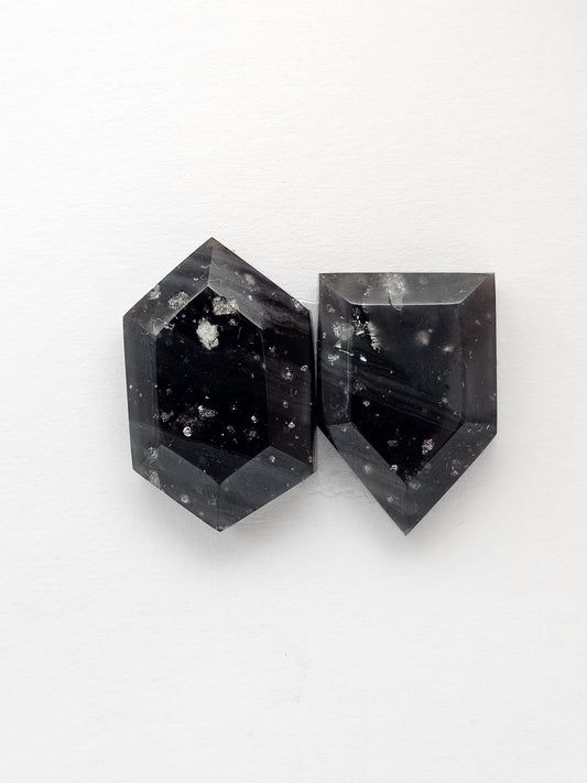 Galaxy obsidian Cabochon Set