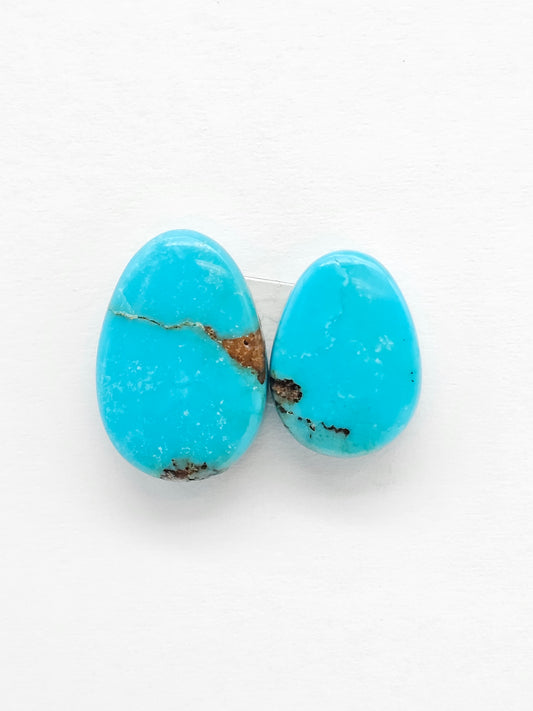 Mexican Turquoise Cabochon | Artisan Cut Gemstone