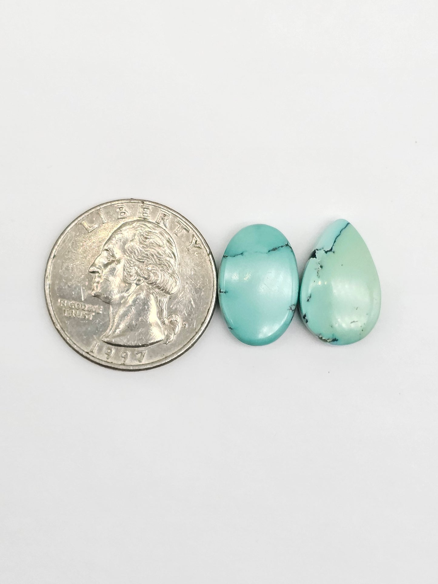 Mexican Turquoise Cabochon | Artisan Cut Gemstone