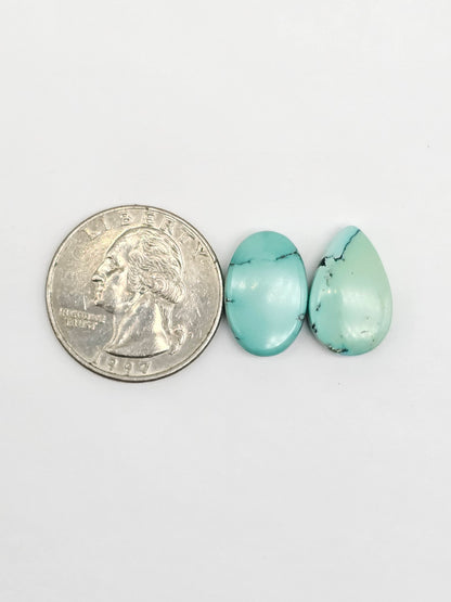 Mexican Turquoise Cabochon | Artisan Cut Gemstone