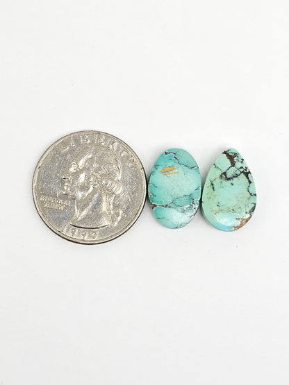 Mexican Turquoise Cabochon | Artisan Cut Gemstone