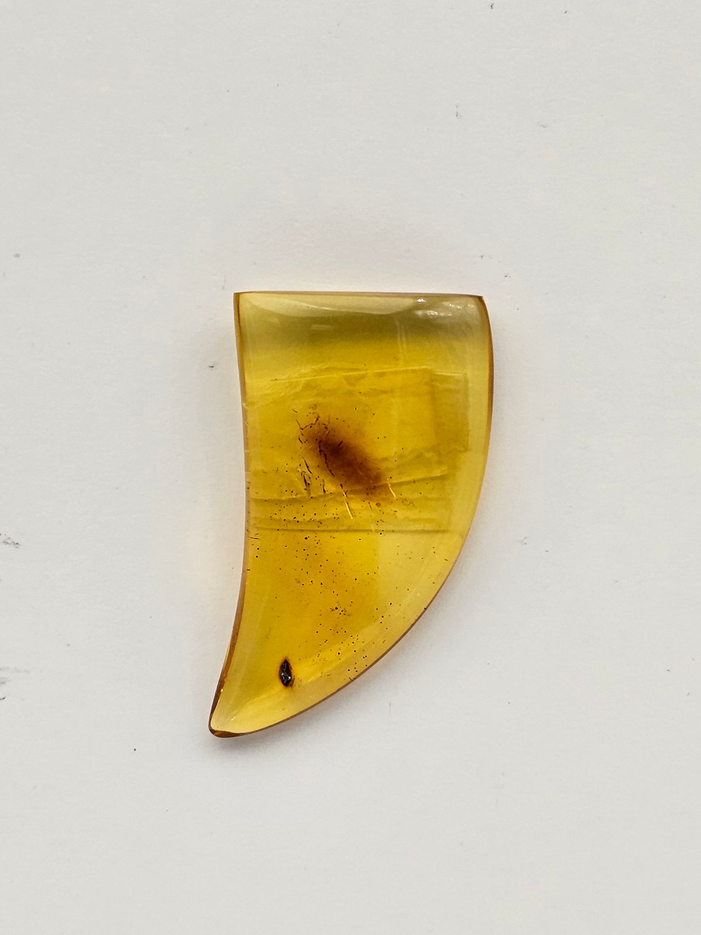 Amber authentic cabochon large