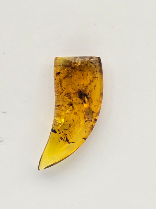 Amber authentic cabochon large
