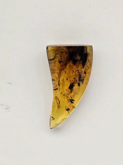Amber authentic cabochon large