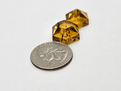 Amber authentic cabochon set large