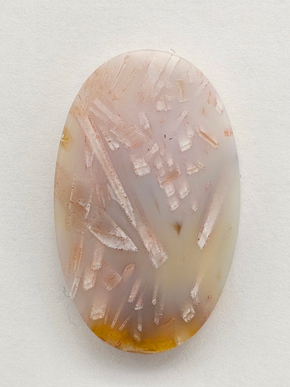 Tube Agate Cabochon Large