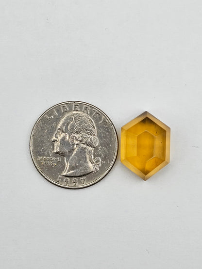 Amber authentic cabochon large