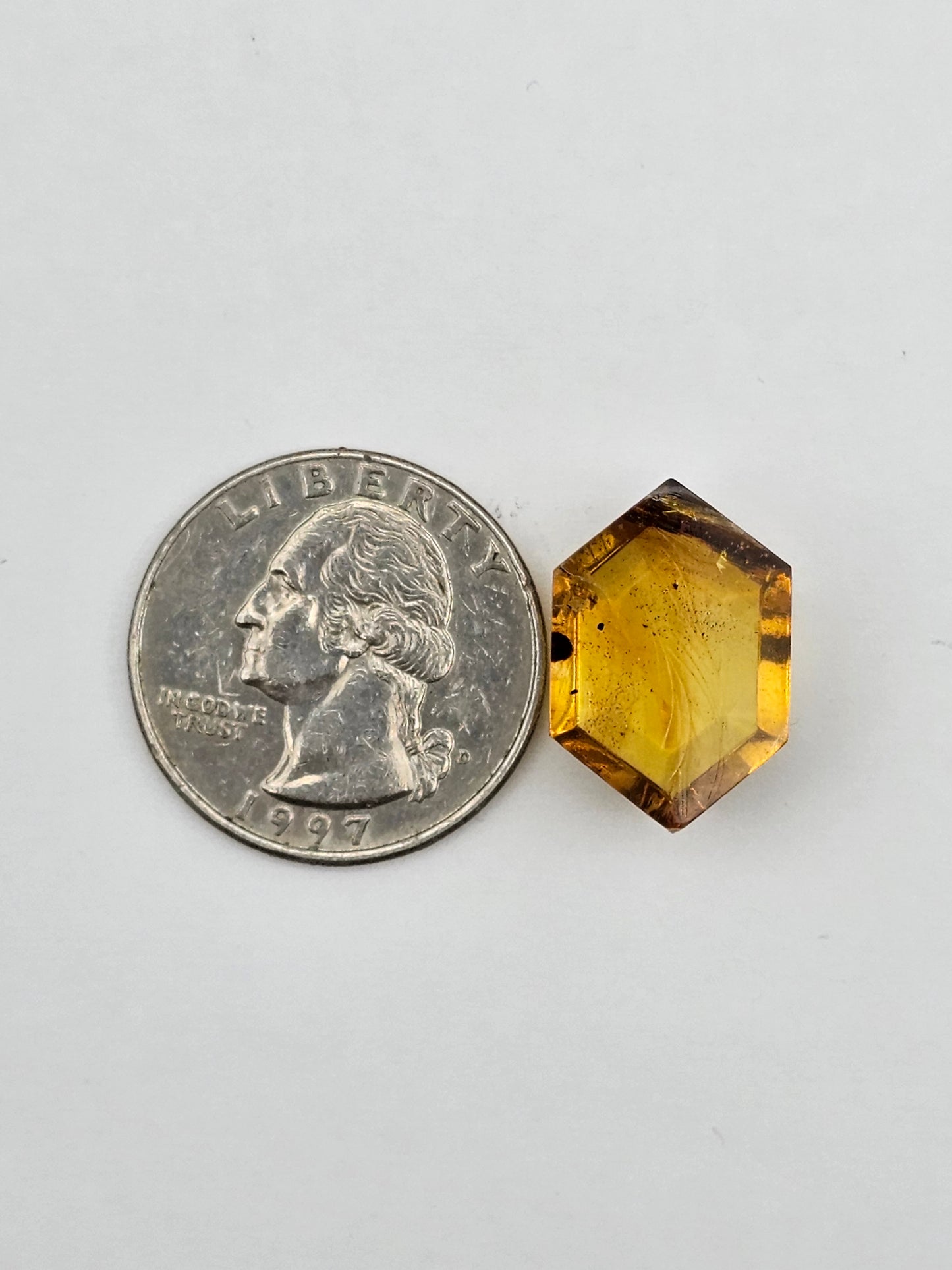 Amber authentic cabochon large