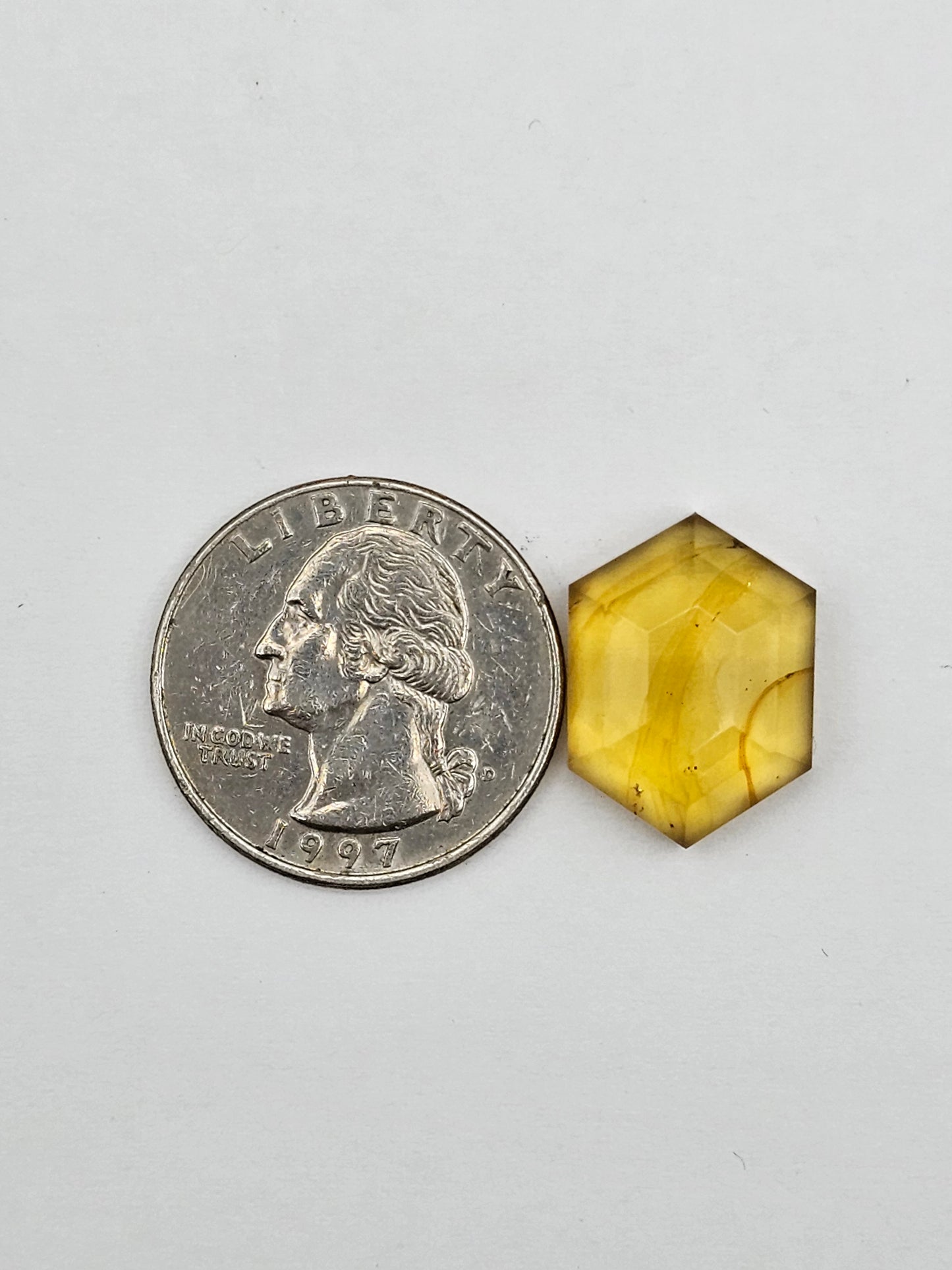 Amber authentic cabochon large