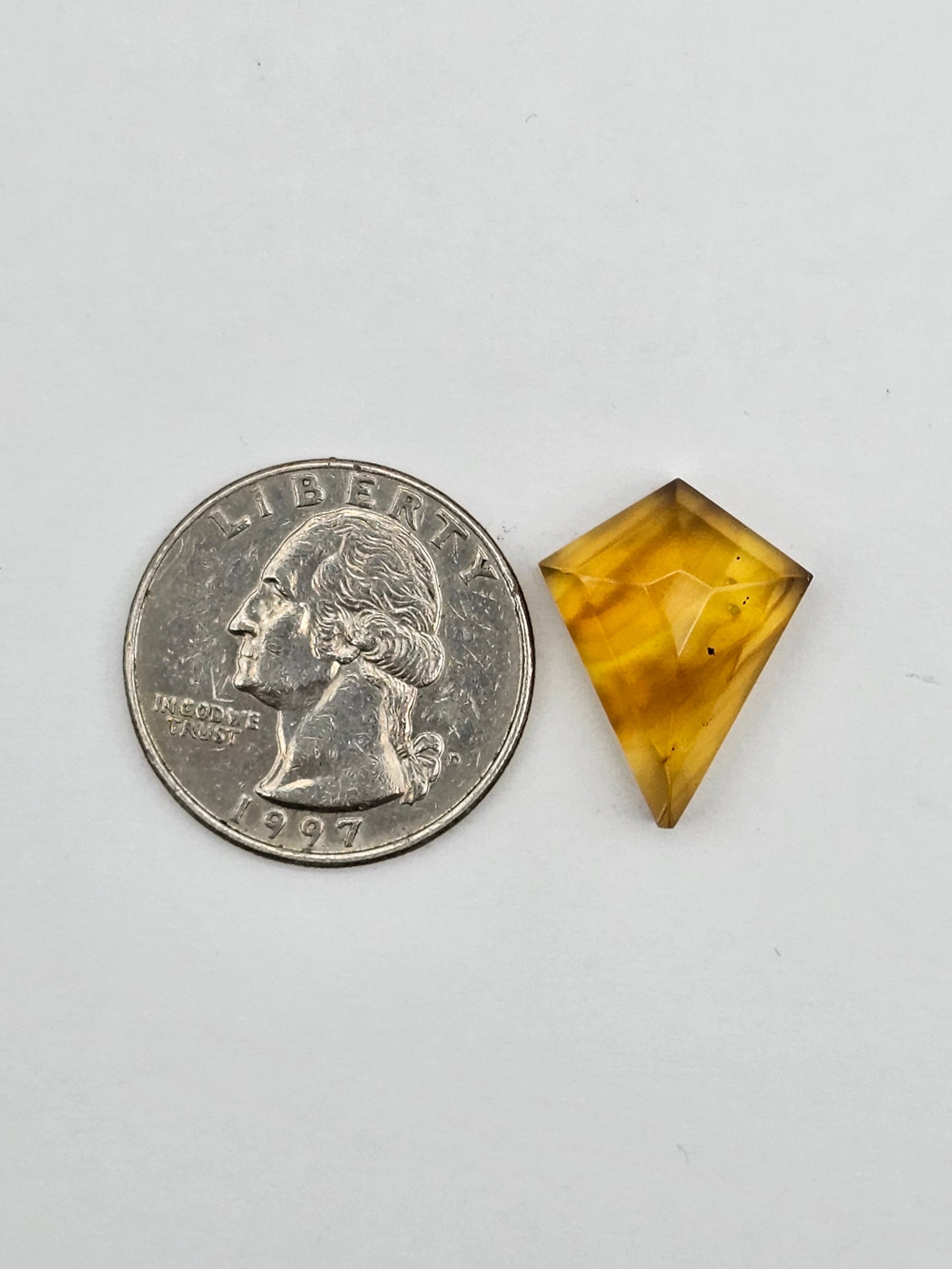 Amber authentic cabochon large