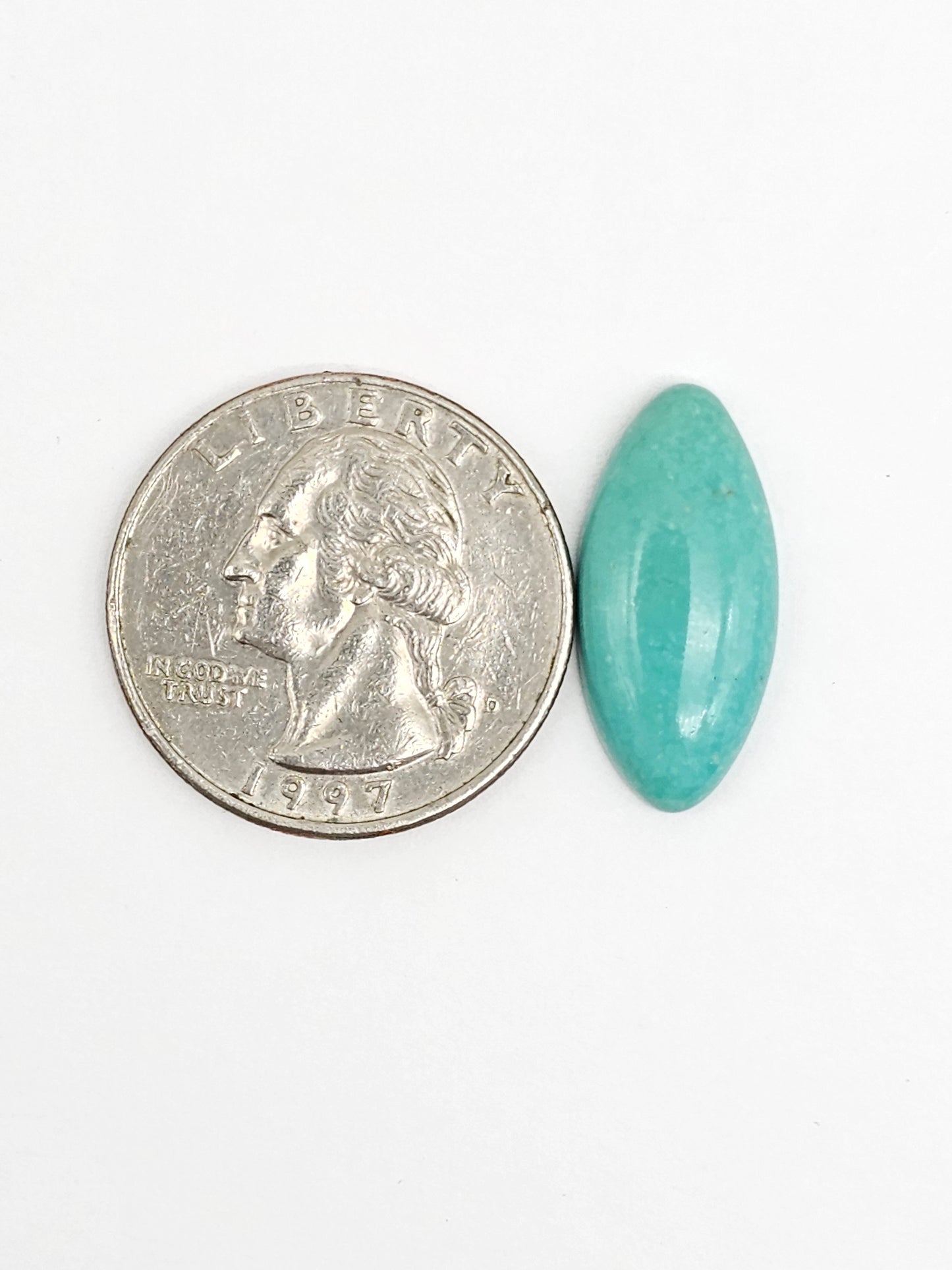 Mexican Turquoise Cabochon | Artisan Cut Gemstone