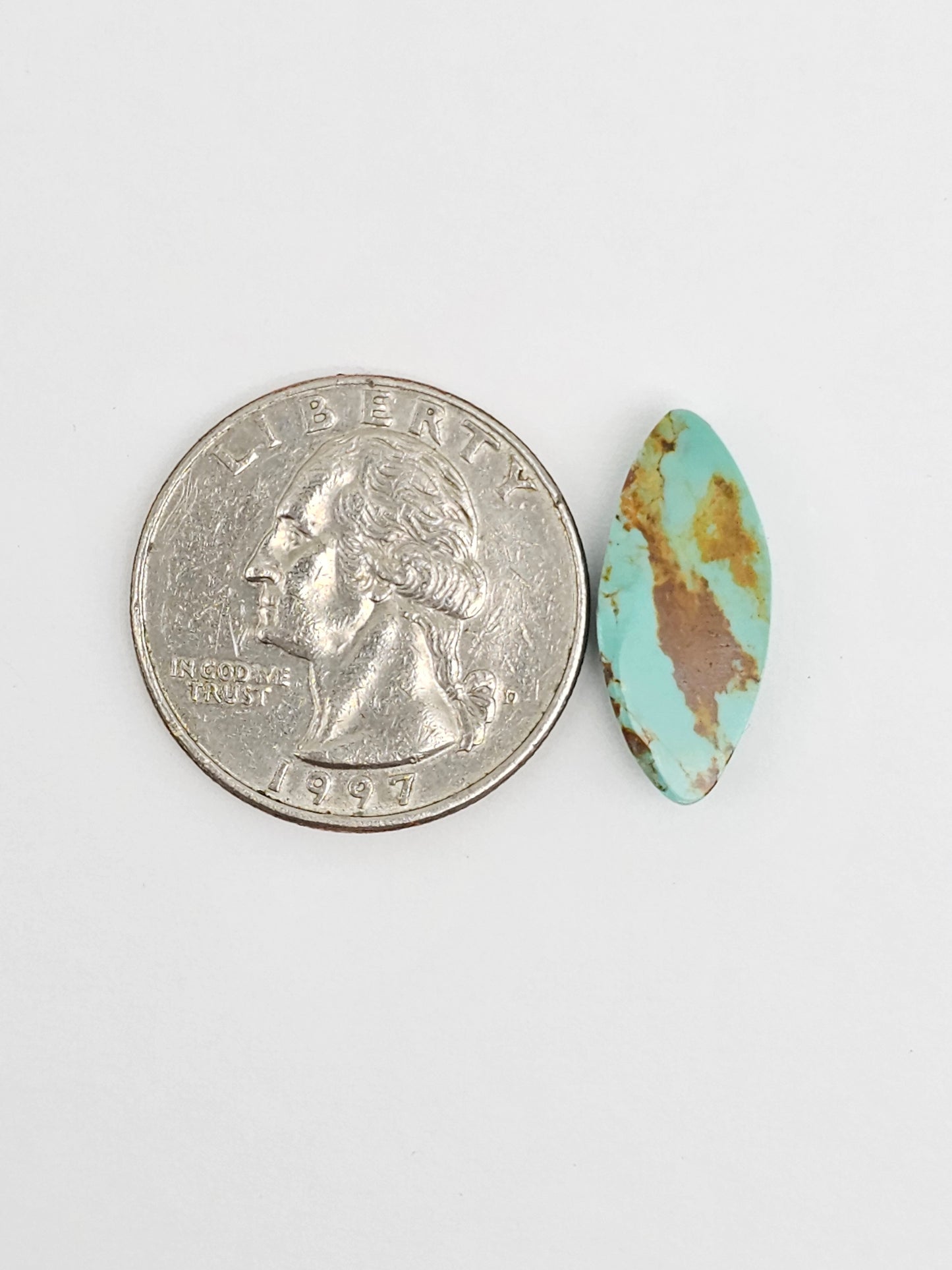 Mexican Turquoise Cabochon | Artisan Cut Gemstone