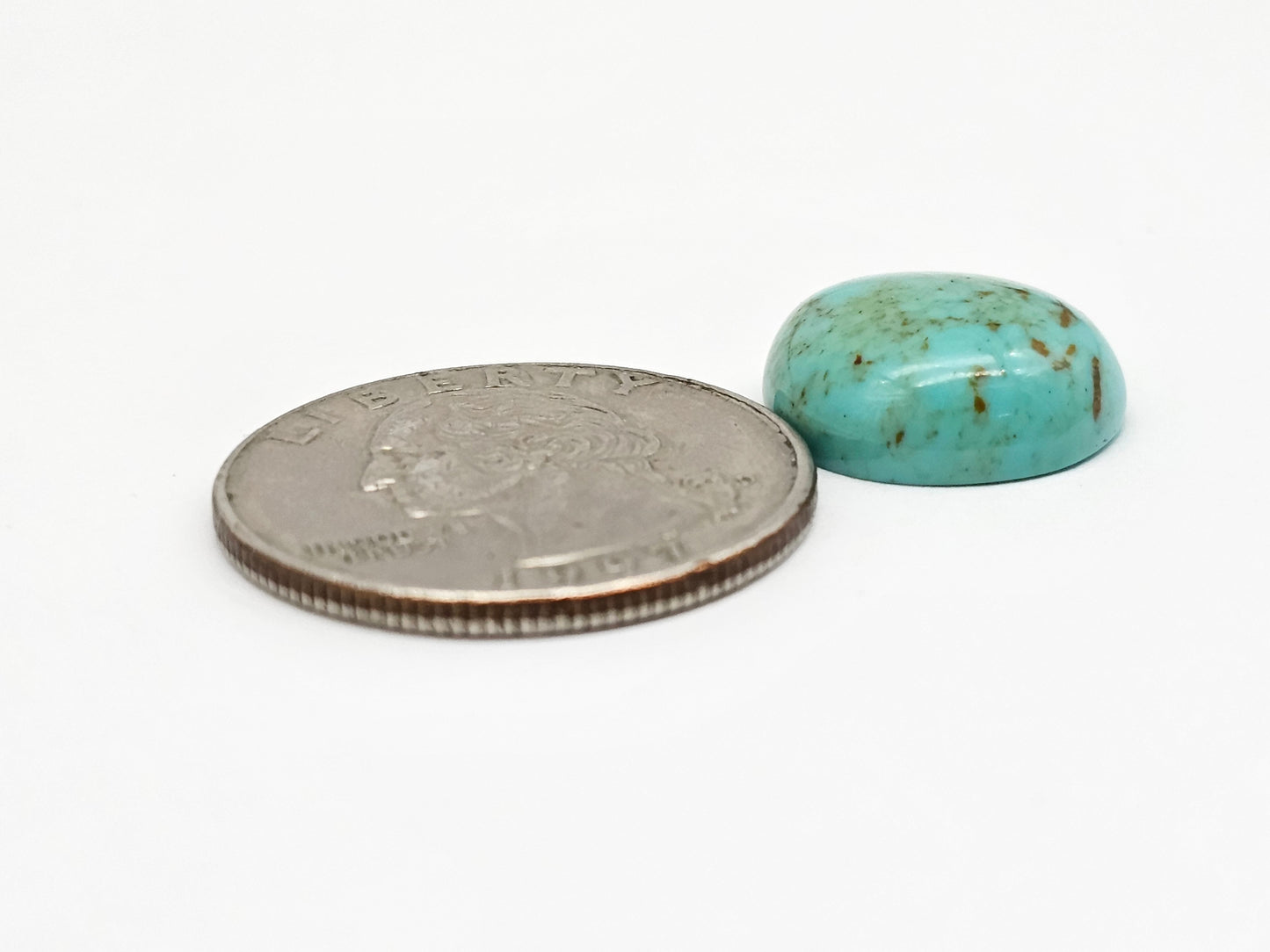 Mexican Turquoise Cabochon | Artisan Cut Gemstone