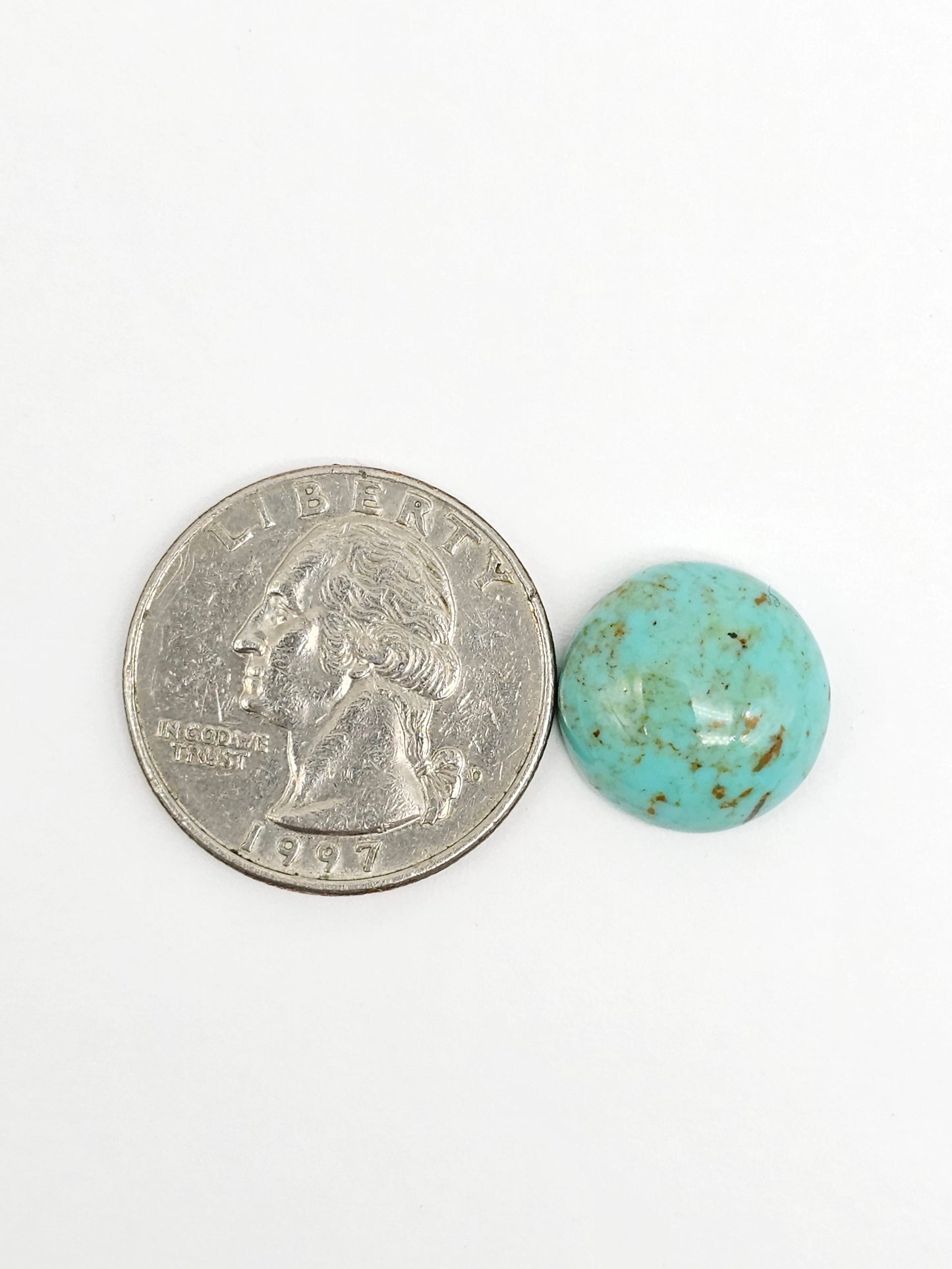 Mexican Turquoise Cabochon | Artisan Cut Gemstone