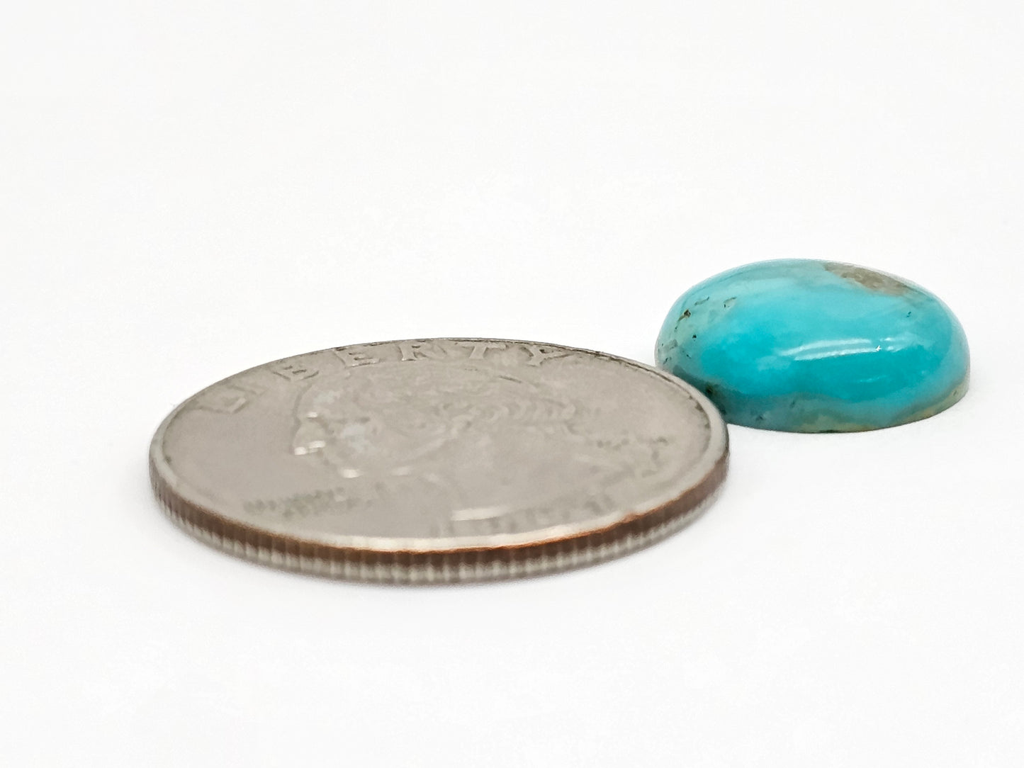 Mexican Turquoise Cabochon | Artisan Cut Gemstone