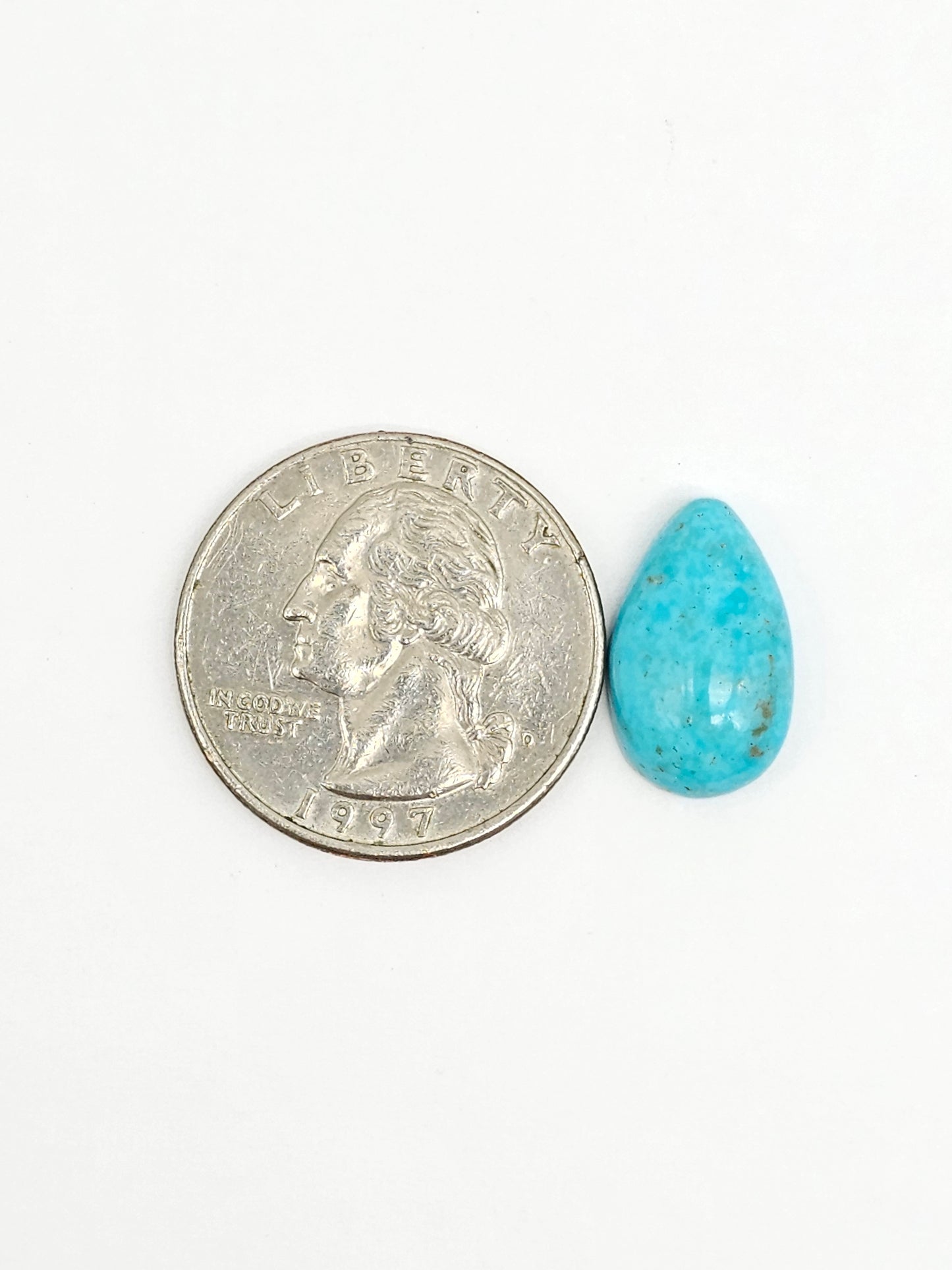 Mexican Turquoise Cabochon | Artisan Cut Gemstone