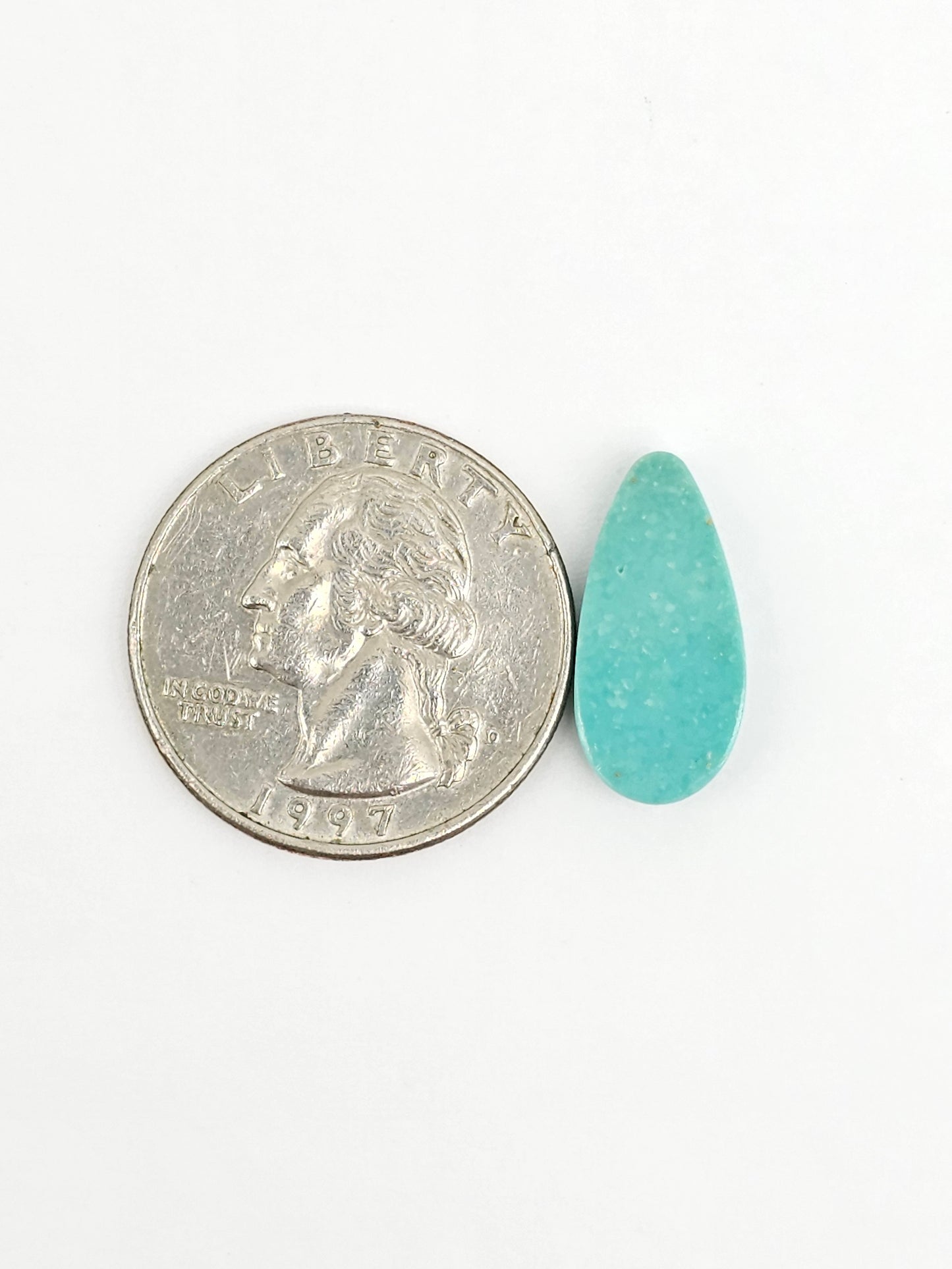 Mexican Turquoise Cabochon | Artisan Cut Gemstone