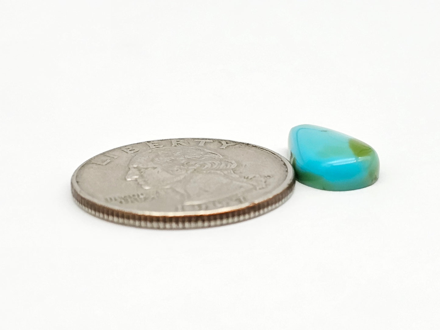 Mexican Turquoise Cabochon | Artisan Cut Gemstone