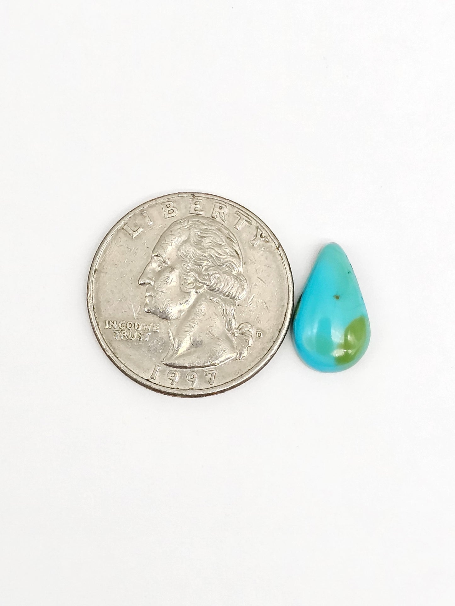 Mexican Turquoise Cabochon | Artisan Cut Gemstone