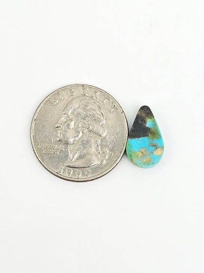 Mexican Turquoise Cabochon | Artisan Cut Gemstone