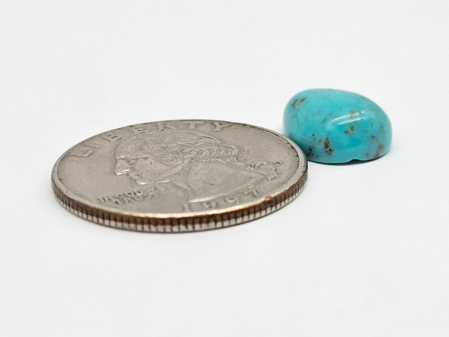 Mexican Turquoise Cabochon | Artisan Cut Gemstone