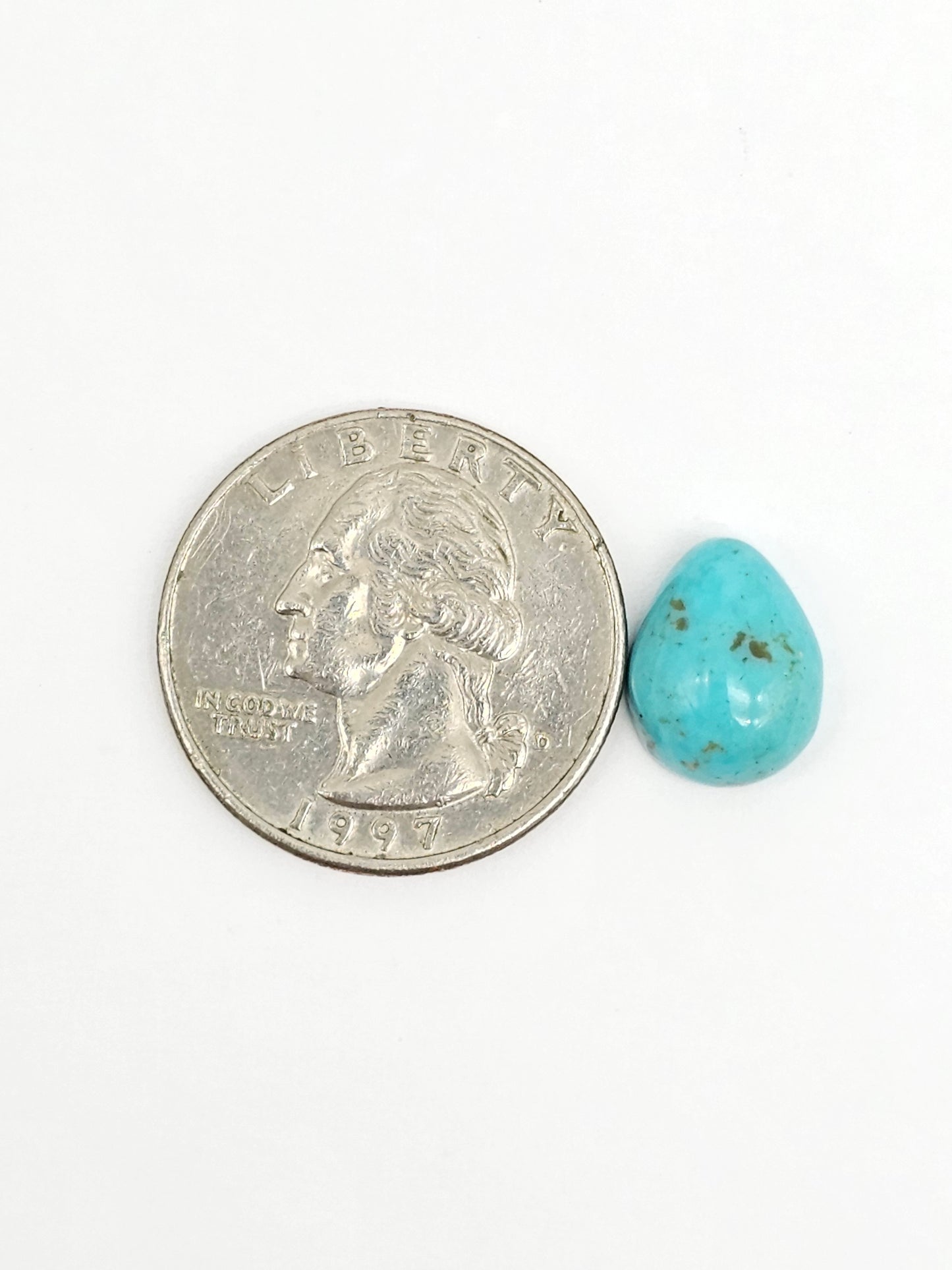 Mexican Turquoise Cabochon | Artisan Cut Gemstone