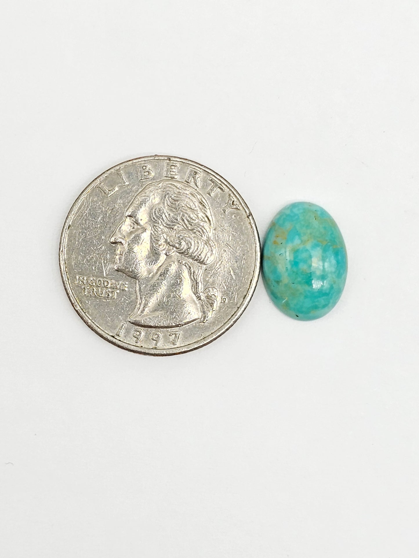 Mexican Turquoise Cabochon | Artisan Cut Gemstone