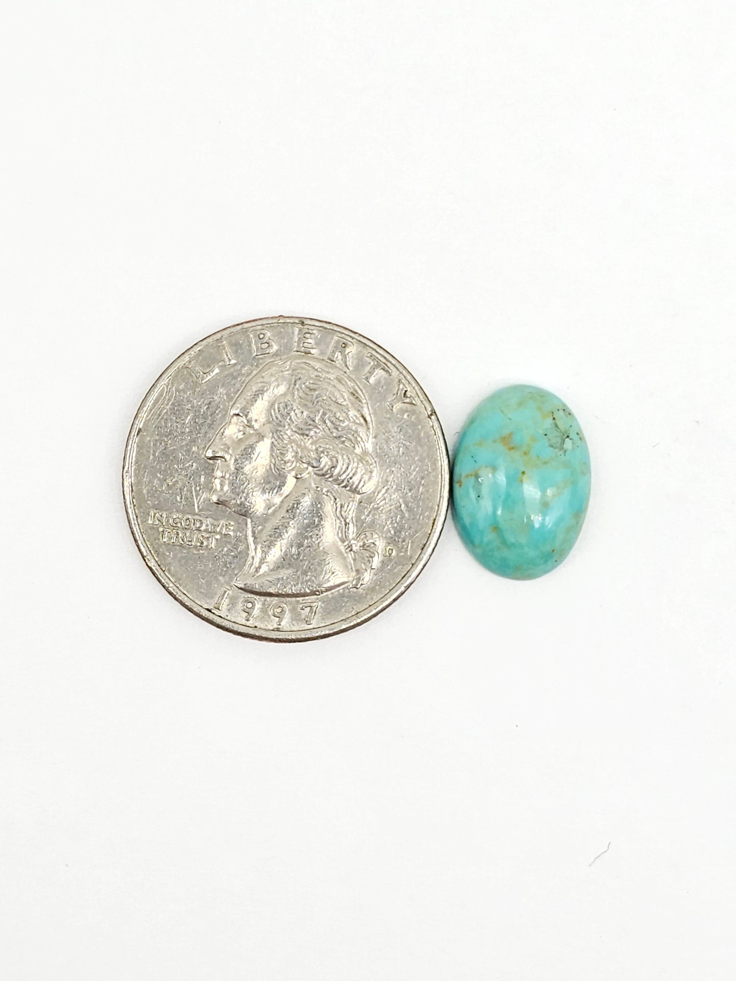 Mexican Turquoise Cabochon | Artisan Cut Gemstone