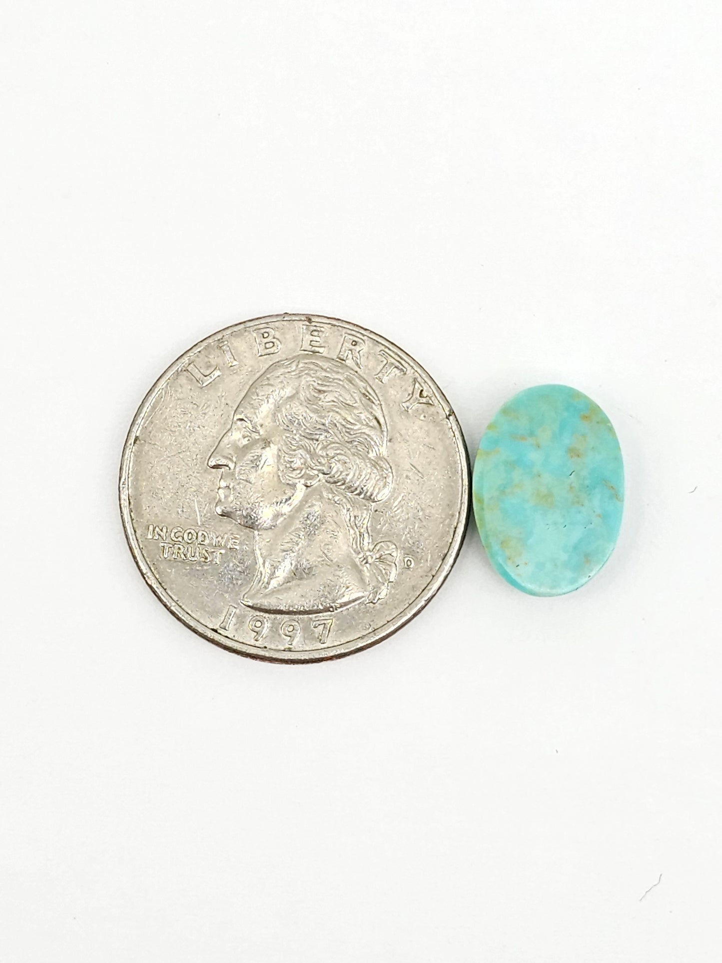 Mexican Turquoise Cabochon | Artisan Cut Gemstone