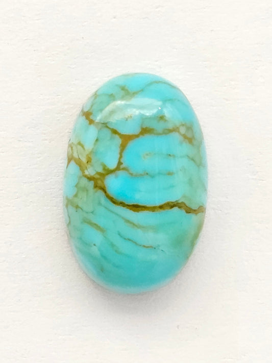 Mexican Turquoise Cabochon | Artisan Cut Gemstone