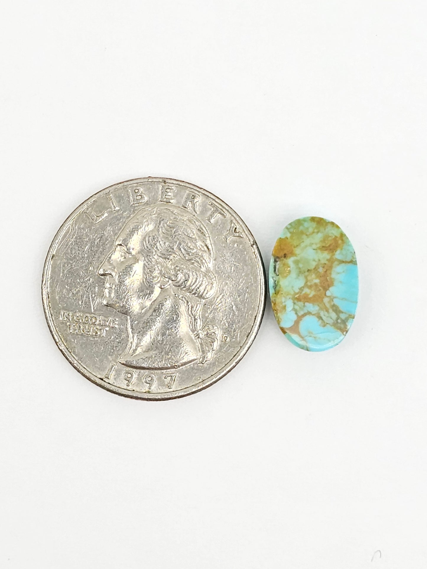 Mexican Turquoise Cabochon | Artisan Cut Gemstone