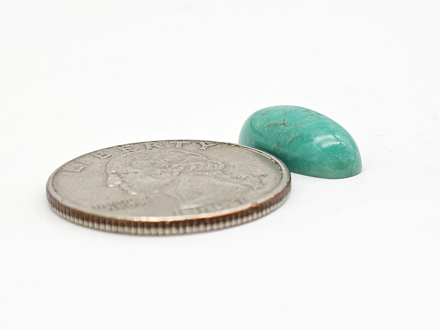 Mexican Turquoise Cabochon | Artisan Cut Gemstone